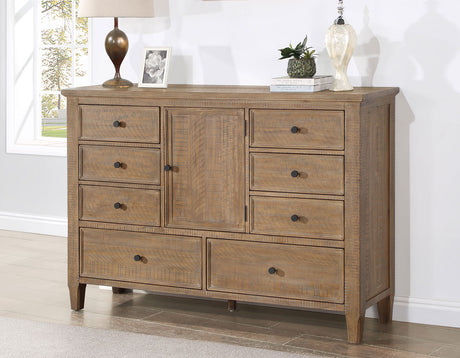 Riverdale Driftwood 4-Piece Queen Panel Bedroom Set from Steve Silver - Luna Furniture