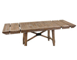 Riverdale Driftwood 6-Piece Upholstered Trestle Dining Set from Steve Silver - Luna Furniture