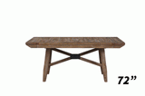 Riverdale Driftwood 6-Piece Upholstered Trestle Dining Set from Steve Silver - Luna Furniture