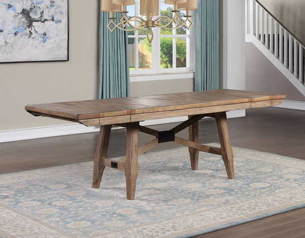 Riverdale Driftwood 96" Extendable Dining Table