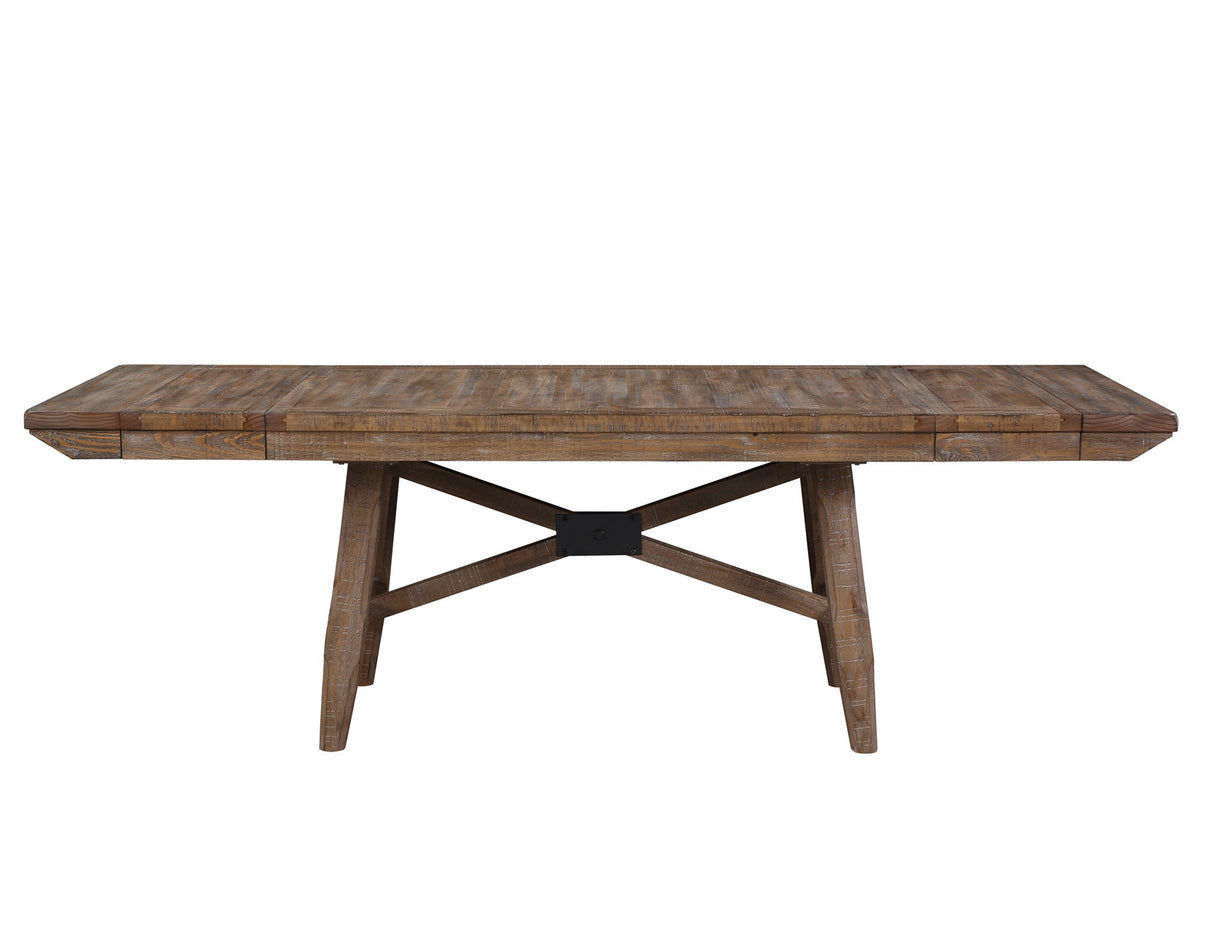 Riverdale Driftwood 96" Extendable Dining Table from Steve Silver - Luna Furniture