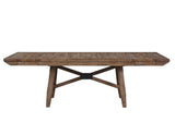 Riverdale Driftwood 96" Extendable Dining Table from Steve Silver - Luna Furniture