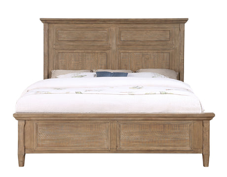 Riverdale Driftwood King Panel Bed from Steve Silver - Luna Furniture