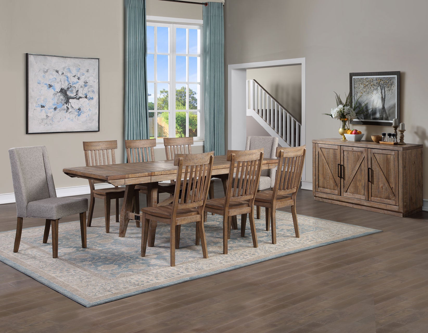 Steve Silver Riverdale Driftwood Side Chair, Set of 2 – Luna Furniture