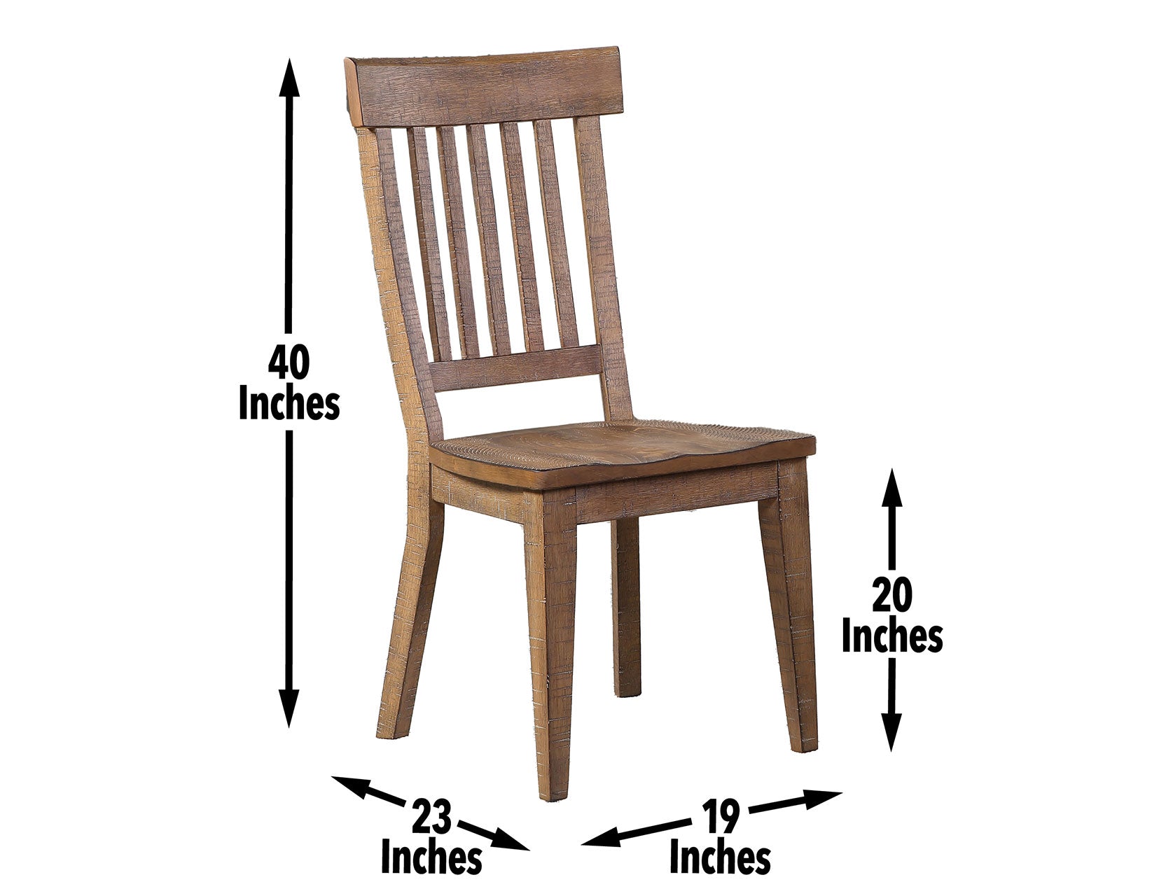 Steve Silver Riverdale Driftwood Side Chair, Set of 2 – Luna Furniture