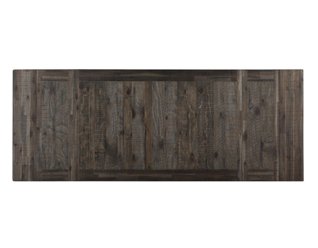 Riverdale Light Black 96" Extendable Trestle Dining Table from Steve Silver - Luna Furniture