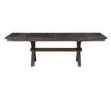 Riverdale Light Black 96" Extendable Trestle Dining Table from Steve Silver - Luna Furniture