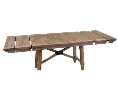 Riverdale Driftwood Upholstered 5-Piece Dining Set from Steve Silver - Luna Furniture