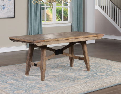 Riverdale Driftwood Upholstered 5-Piece Dining Set from Steve Silver - Luna Furniture