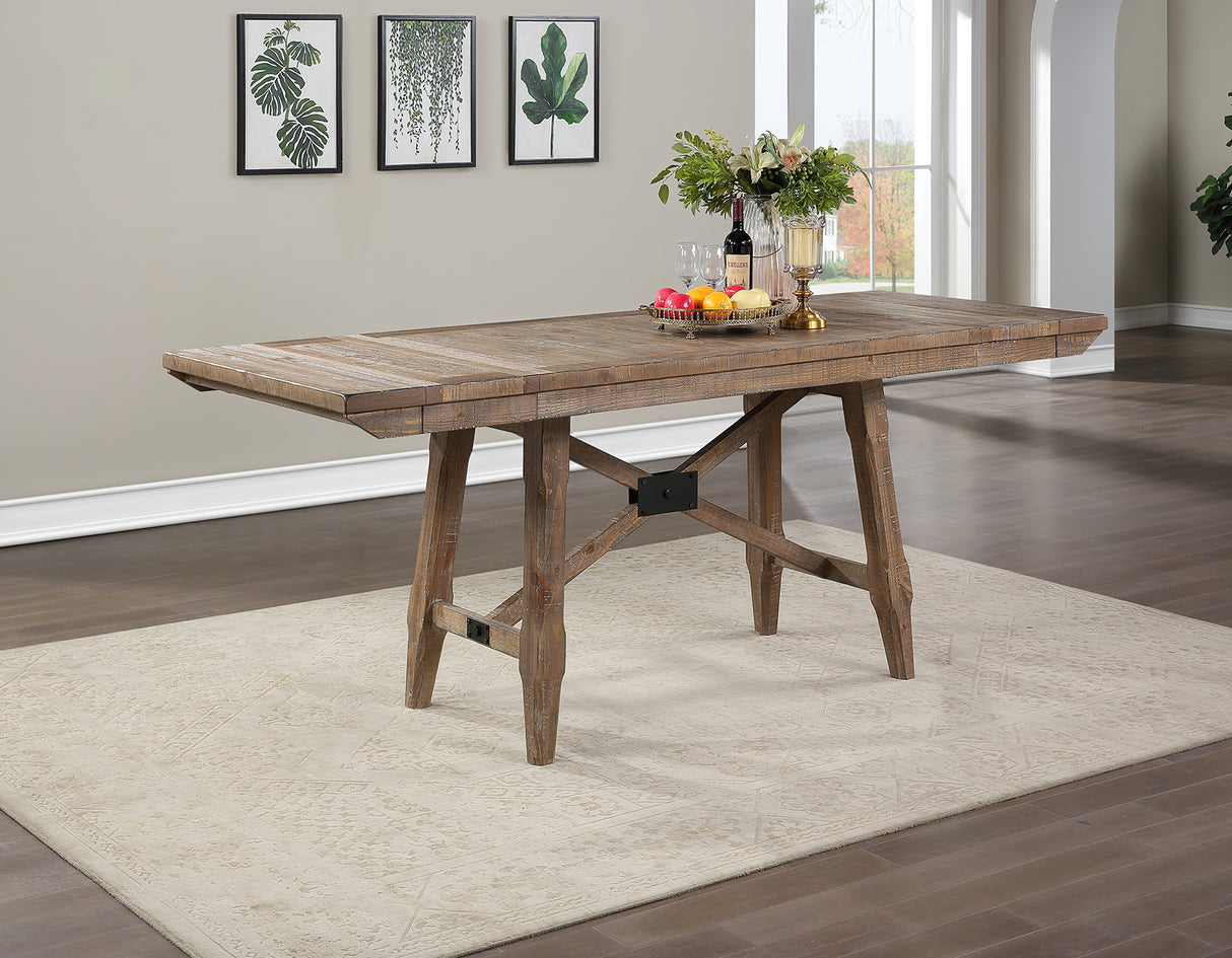 Riverdale Driftwood 5-Piece Counter Set(Counter Table & 4 Chairs) from Steve Silver - Luna Furniture