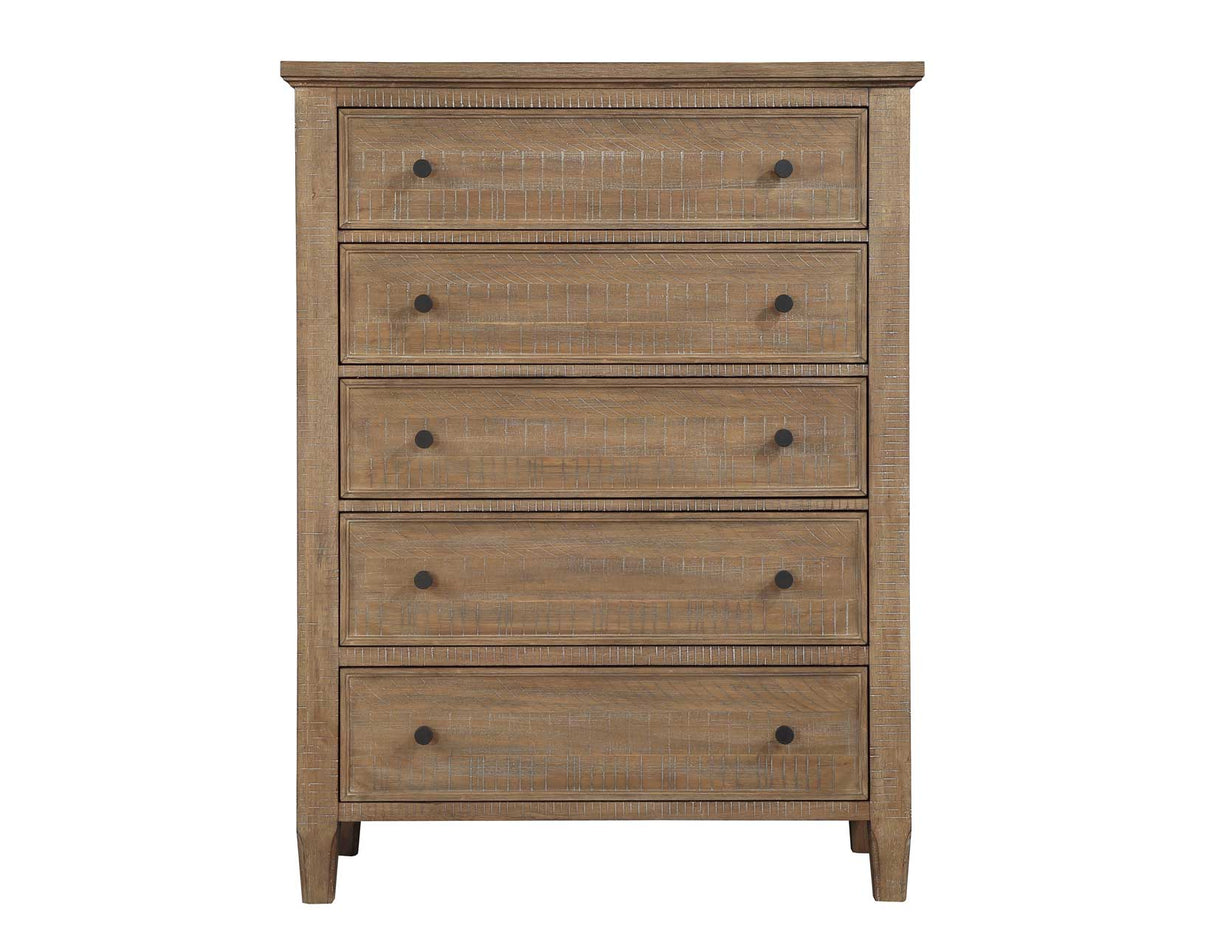 Riverdale Driftwood 4-Piece King Storage Platform Bedroom Set from Steve Silver - Luna Furniture