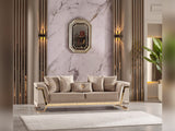Rixos Stationary Sofa in Beige from Furnia - Luna Furniture