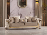 Rixos 3-pieces (Sofa & Loveseat & Chair) Livingroom Set in Beige from Furnia - Luna Furniture