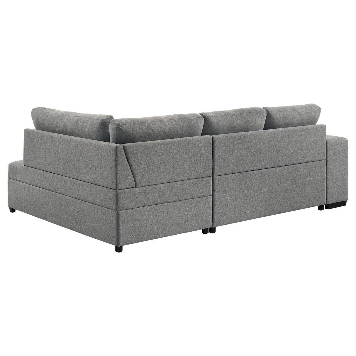 Roanne Fabric Upholstered Sleeper Sectional Sofa Grey from Coaster - Luna Furniture