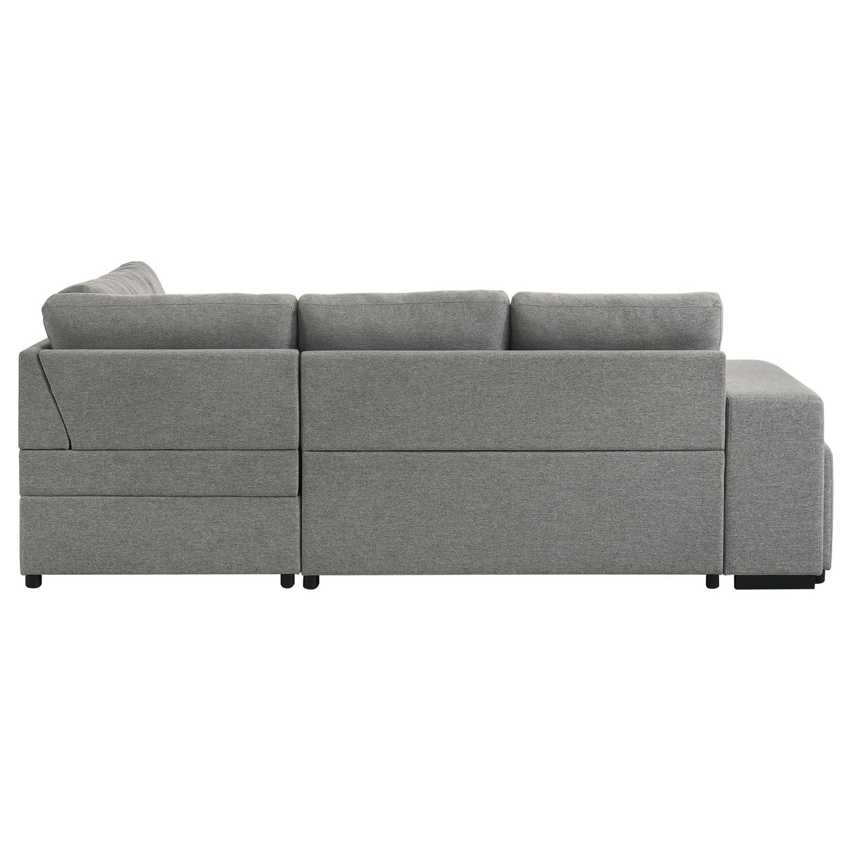 Roanne Fabric Upholstered Sleeper Sectional Sofa Grey from Coaster - Luna Furniture