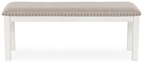 Robbinsdale Antique White 48" Dining Bench from Ashley - Luna Furniture