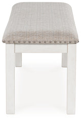 Robbinsdale Antique White 48" Dining Bench from Ashley - Luna Furniture
