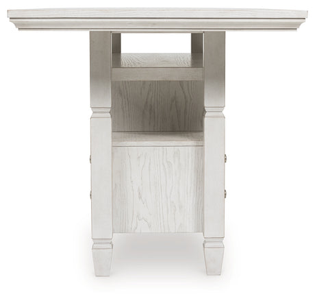 Robbinsdale Antique White Counter Height Dining Table from Ashley - Luna Furniture