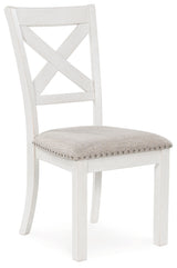 Robbinsdale Antique White Dining Chair, Set of 2 from Ashley - Luna Furniture