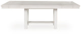Robbinsdale Antique White Dining Extension Table from Ashley - Luna Furniture