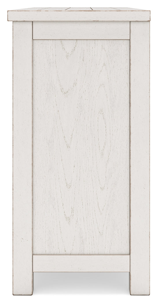 Robbinsdale Antique White Dining Server from Ashley - Luna Furniture