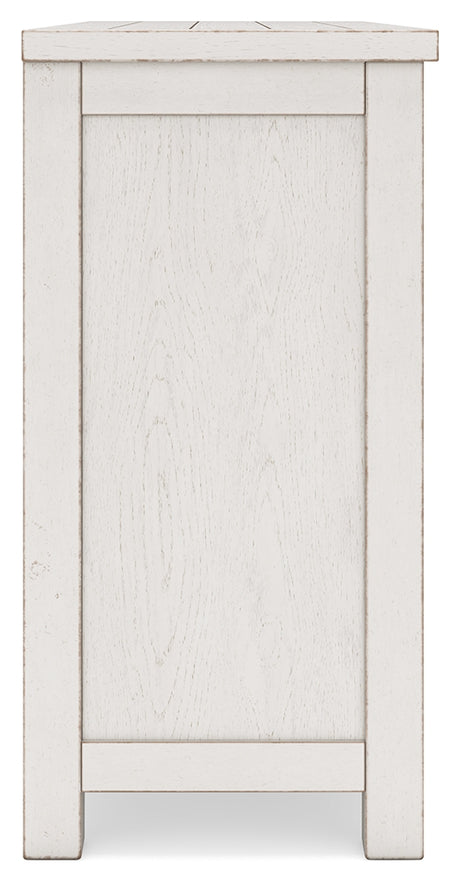 Robbinsdale Antique White Dining Server from Ashley - Luna Furniture