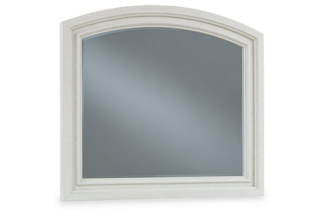 Robbinsdale Antique White Dresser and Mirror from Ashley - Luna Furniture