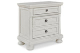 Robbinsdale Antique White Sleigh Storage Platform Bedroom Set from Ashley - Luna Furniture