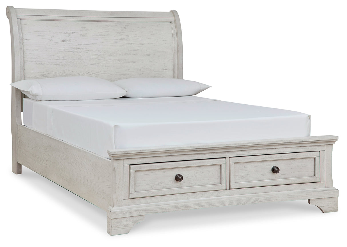 Robbinsdale Full Sleigh Storage Bed, Chest and Nightstand from Ashley - Luna Furniture