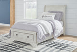 Robbinsdale Twin Sleigh Storage Bed, Dresser and Nightstand from Ashley - Luna Furniture