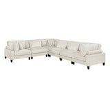 9688NBE*63CR3AC (6)6-Piece Modular Sectional from Homelegance - Luna Furniture