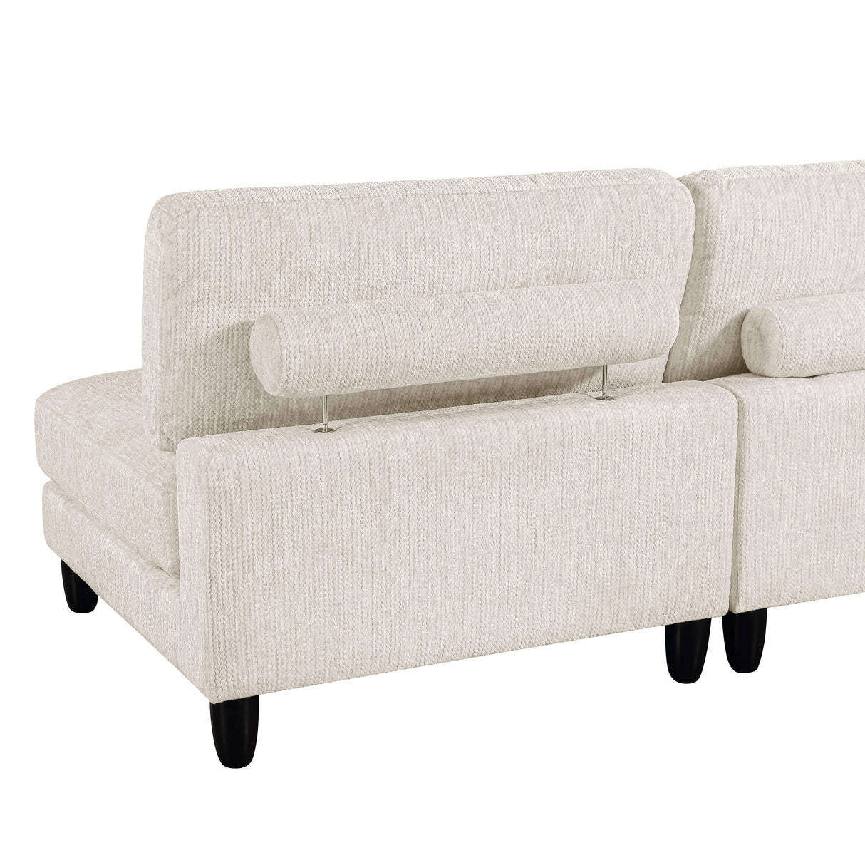Robstown Beige 6-Piece Modular Sectional with Two Ottomans from Homelegance - Luna Furniture