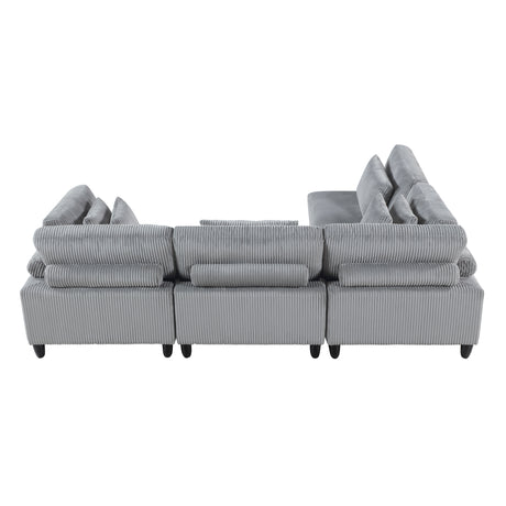 9688GY*42CR2AC (4)4-Piece Modular Sectional from Homelegance - Luna Furniture