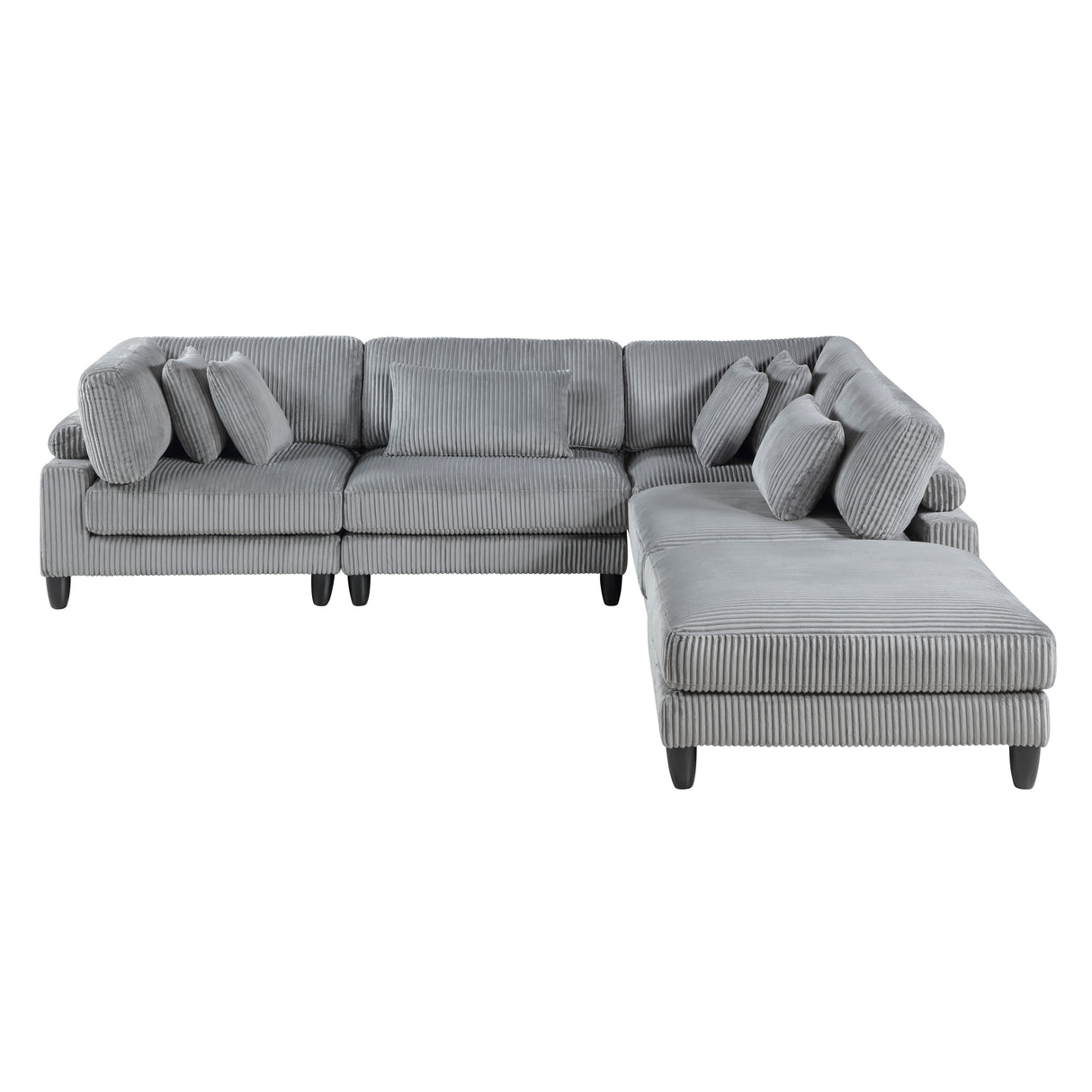 9688GY*52CR2ACOT (5)5-Piece Modular Sectional from Homelegance - Luna Furniture