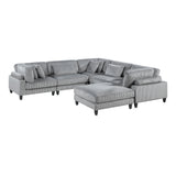 9688GY*63CR2ACOT (6)6-Piece Modular Sectional from Homelegance - Luna Furniture