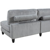 9688GY*63CR3AC (6)6-Piece Modular Sectional from Homelegance - Luna Furniture