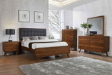 Robyn Dark Walnut 5-Piece Twin Bedroom Set from Coaster - Luna Furniture