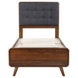 Robyn Dark Walnut Wood Twin Platform Bed from Coaster - Luna Furniture