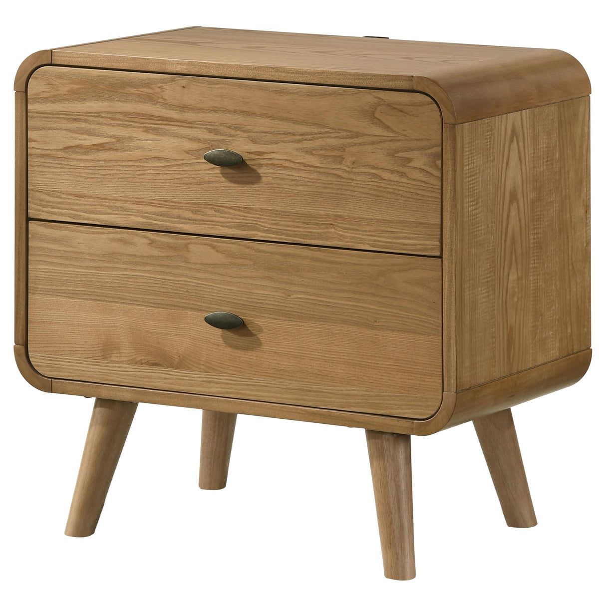 Robyn Light Ash 2-Drawer Nightstand from Coaster - Luna Furniture