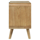 Robyn Light Ash 2-Drawer Nightstand from Coaster - Luna Furniture