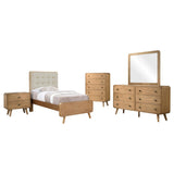 Robyn Light Ash 5-Piece Twin Bedroom Set from Coaster - Luna Furniture