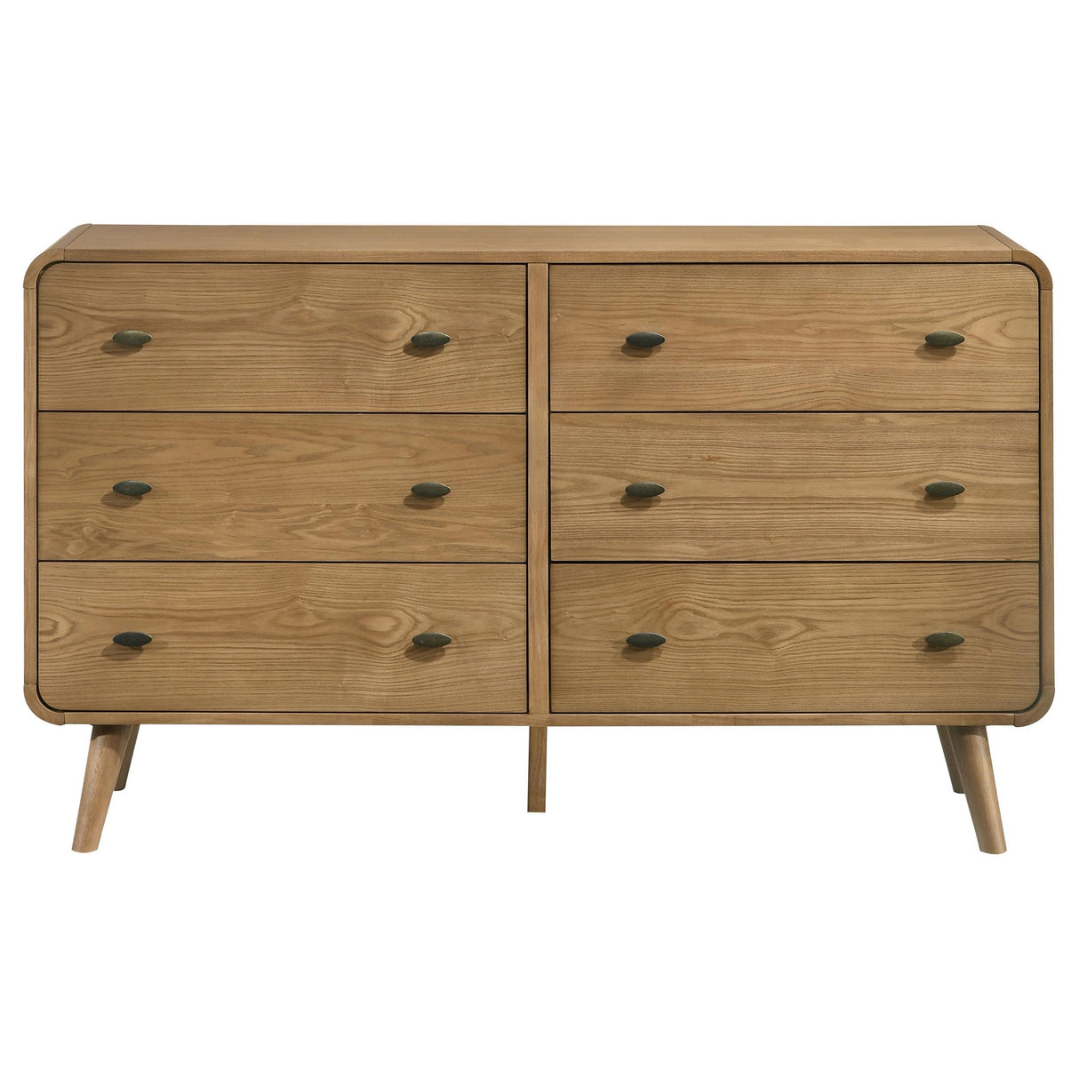 Robyn Light Ash 6-Drawer Dresser from Coaster - Luna Furniture