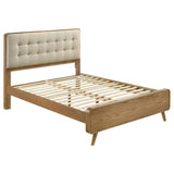 Robyn Light Ash Wood Eastern King Platform Bed from Coaster - Luna Furniture