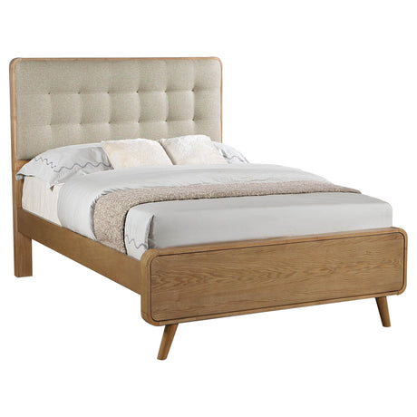 Robyn Light Ash Wood Full Platform Bed from Coaster - Luna Furniture