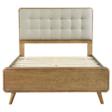 Robyn Light Ash Wood Full Platform Bed from Coaster - Luna Furniture