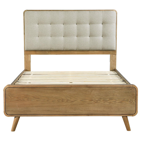 Robyn Light Ash Wood Full Platform Bed from Coaster - Luna Furniture