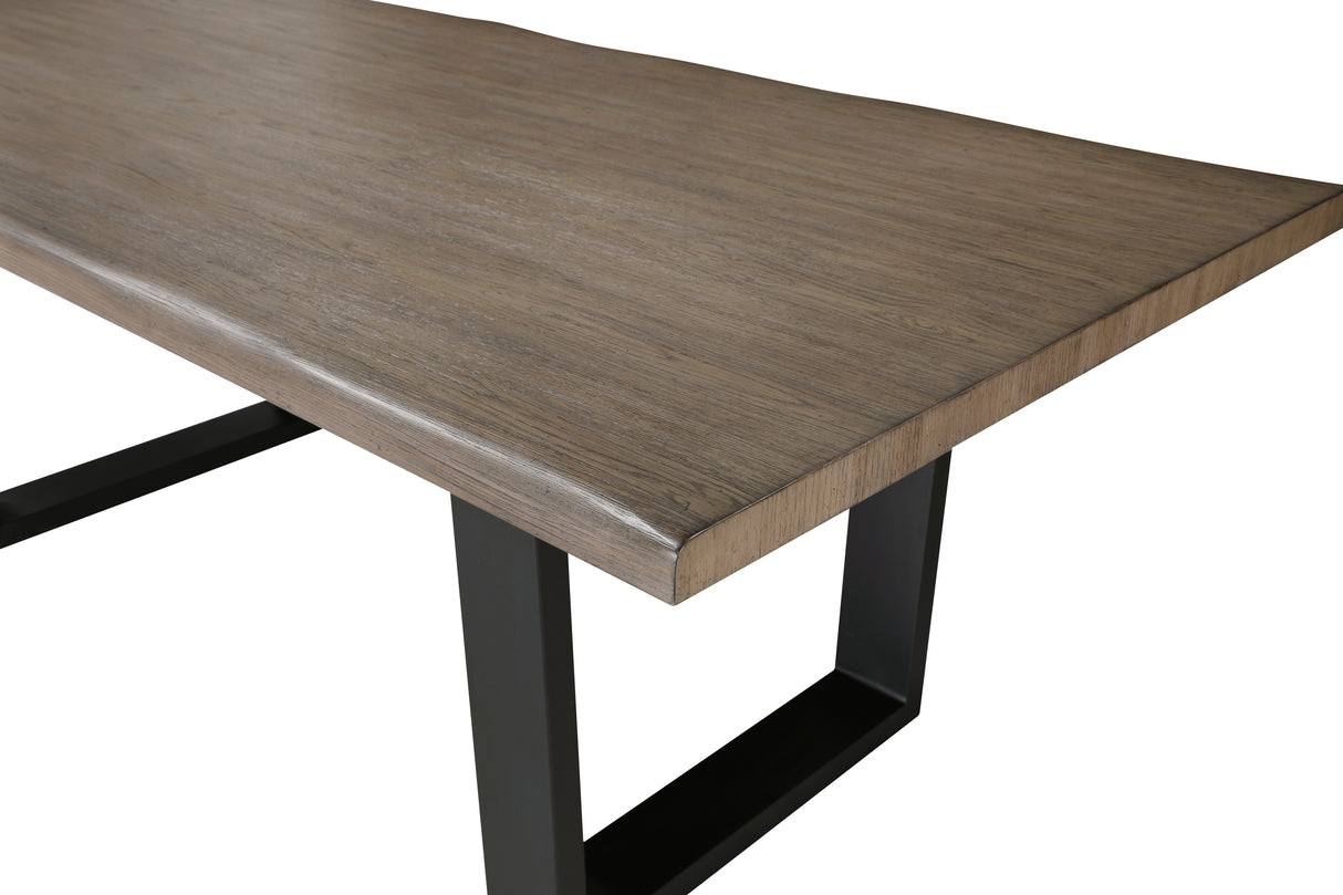 Rochelle Natural Oak/Cream 5-Piece 84" Dining Set from Homelegance - Luna Furniture
