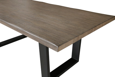 Rochelle Natural Oak/Cream 84" Dining Set from Homelegance - Luna Furniture