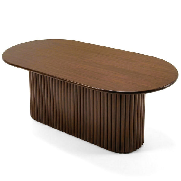 Rognes Walnut Oval Dining Table