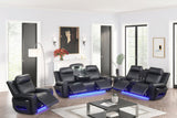 Rolls Royce Black Power Reclining Set from Happy Homes - Luna Furniture